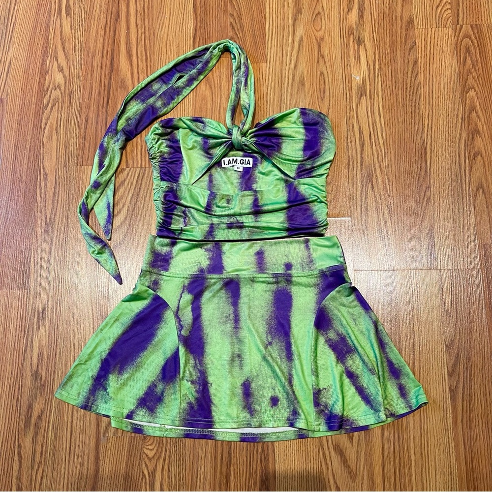 IAMGIA Green and Purple Isabella Set